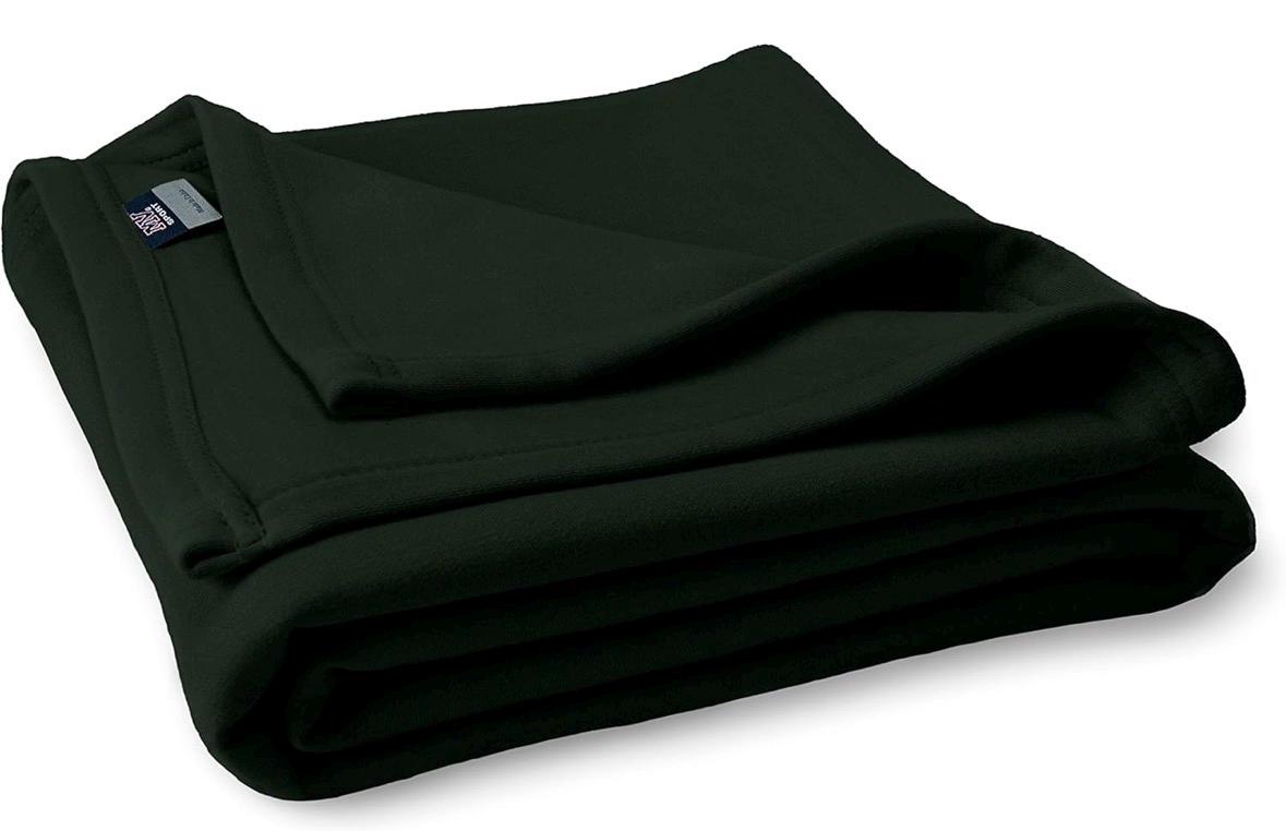 Monogram Sweatshirt Blanket Throw