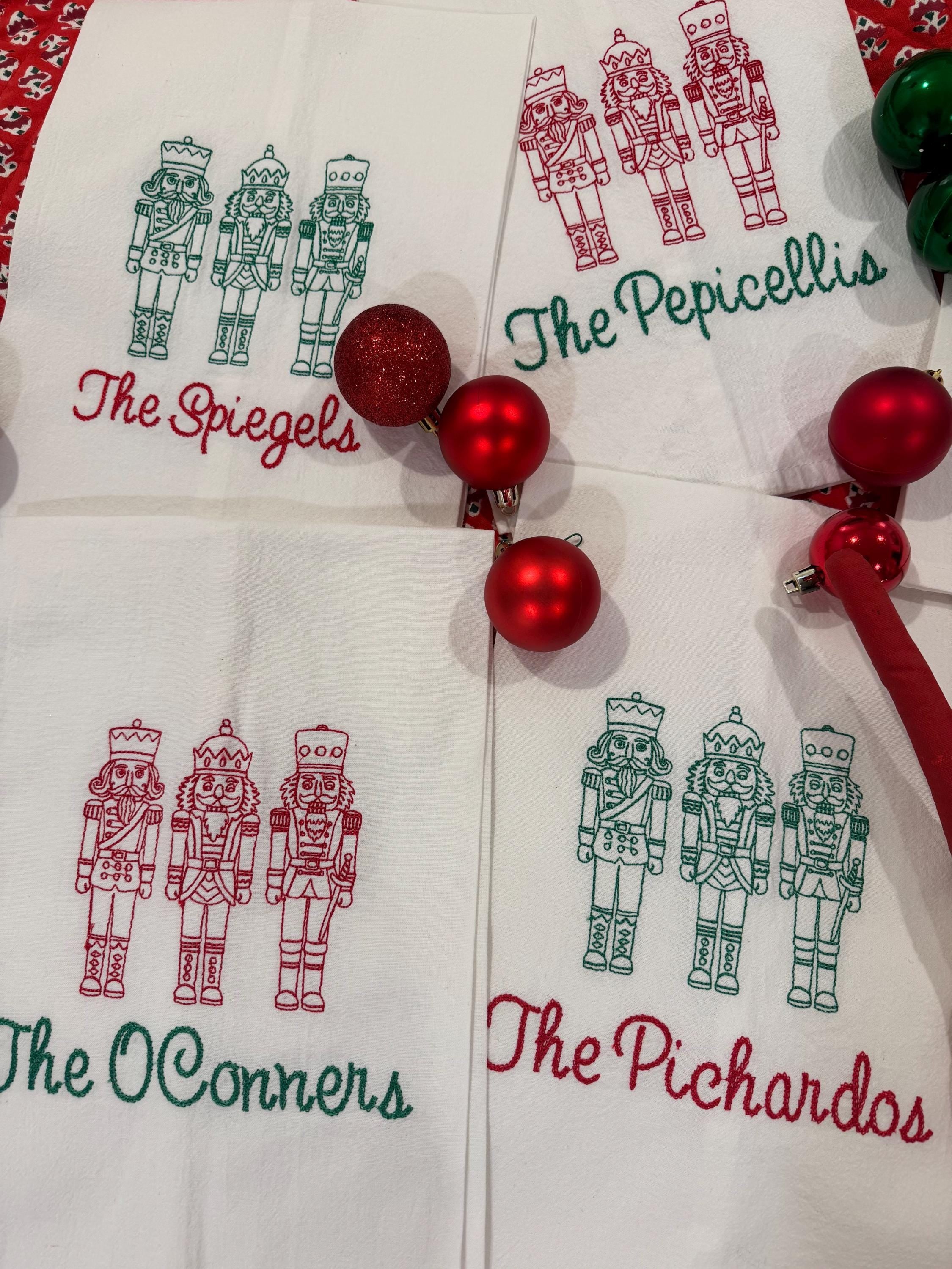 Nutcracker Tea Towels