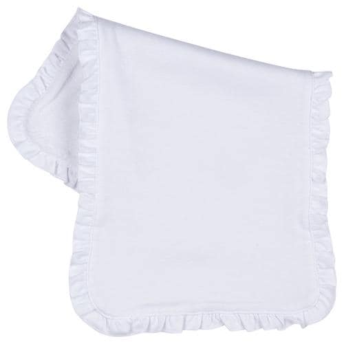 Ruffle Detail Burp Cloths