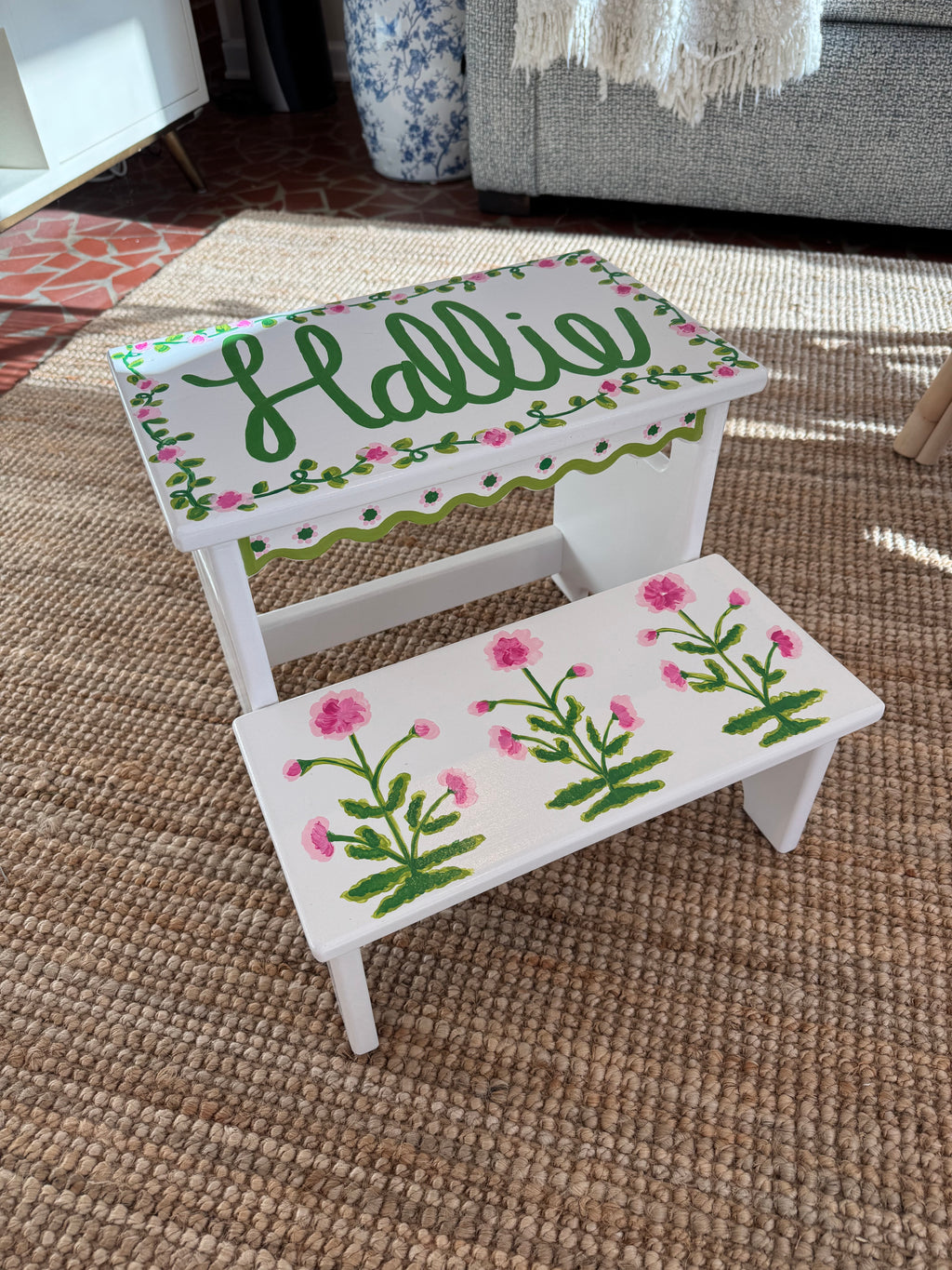 Hand Crafted Kids Step Stool