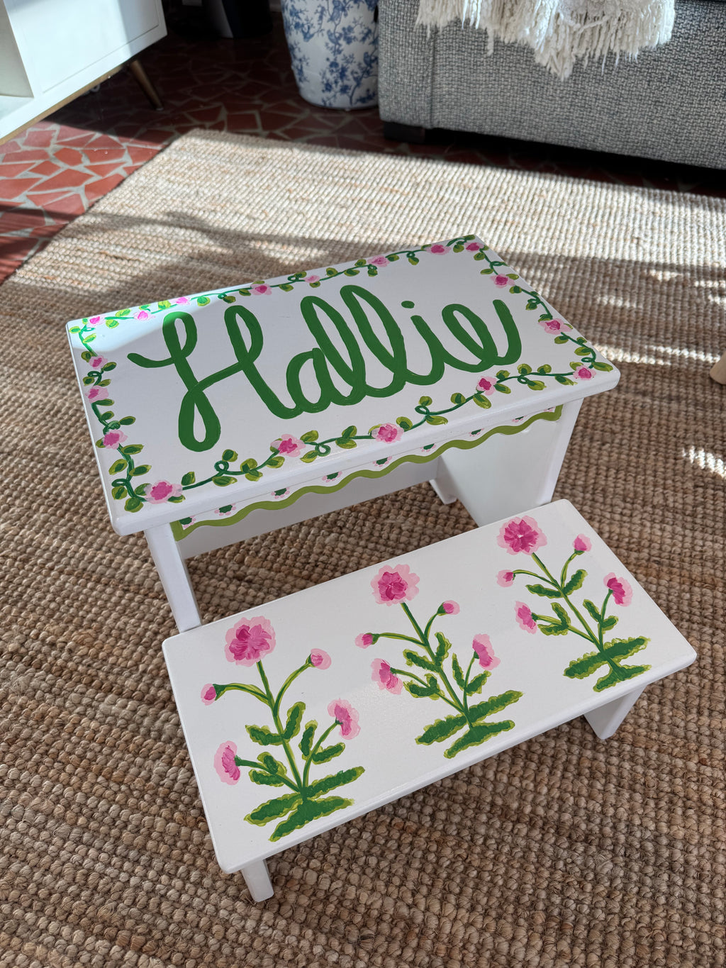 Hand Crafted Kids Step Stool
