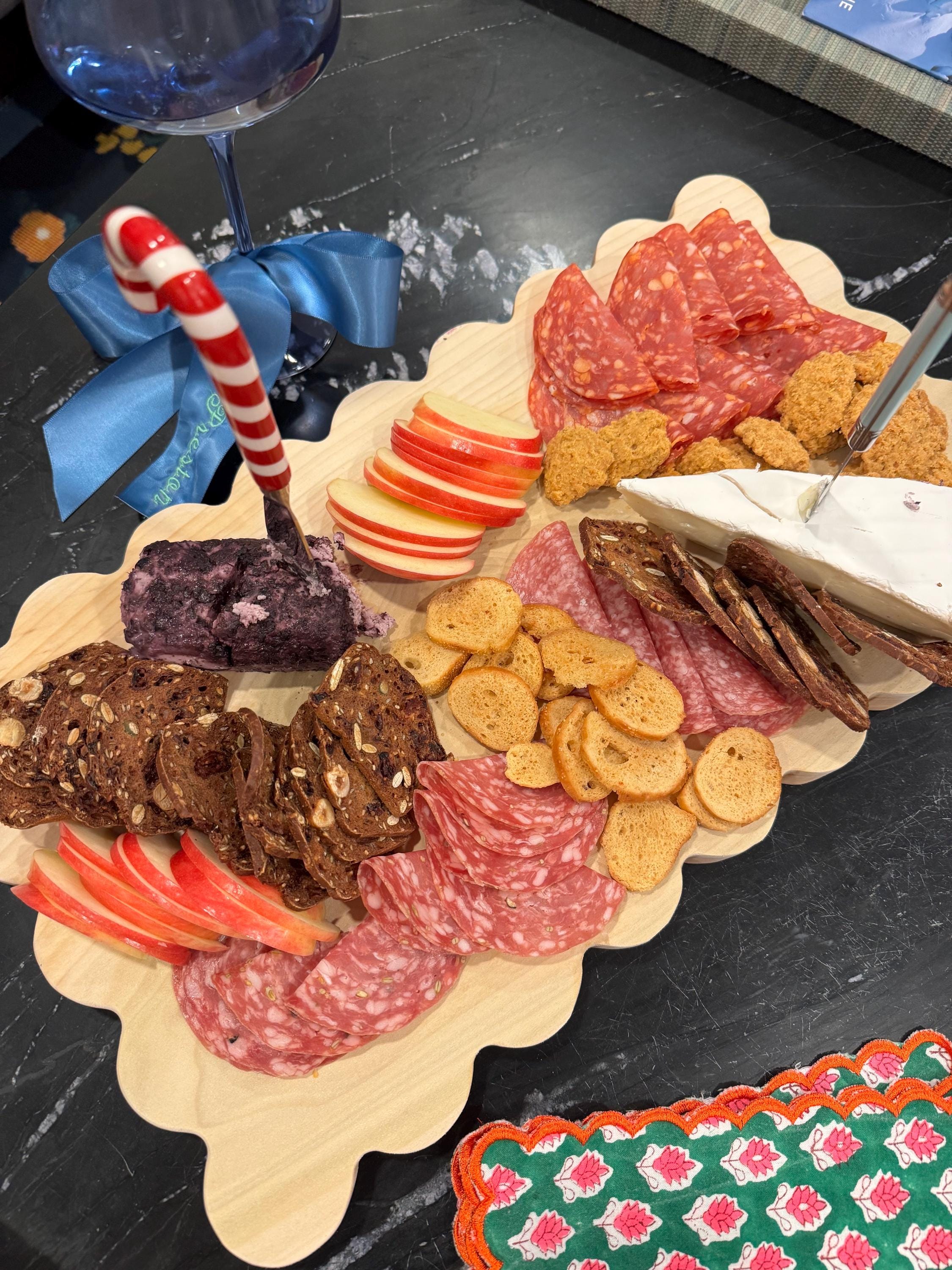 Handcrafted Walnut Scalloped Charcuterie Boards