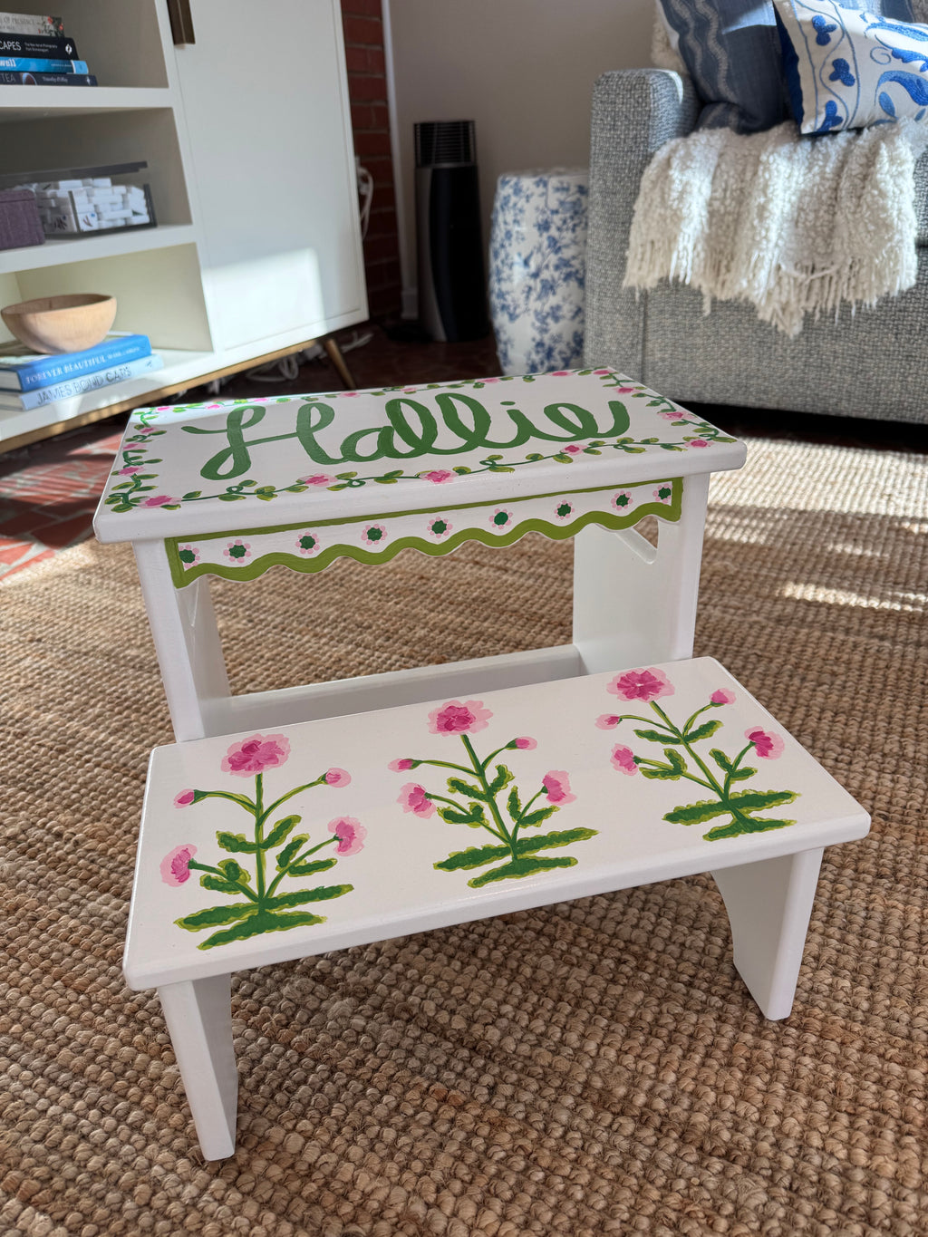 Hand Crafted Kids Step Stool