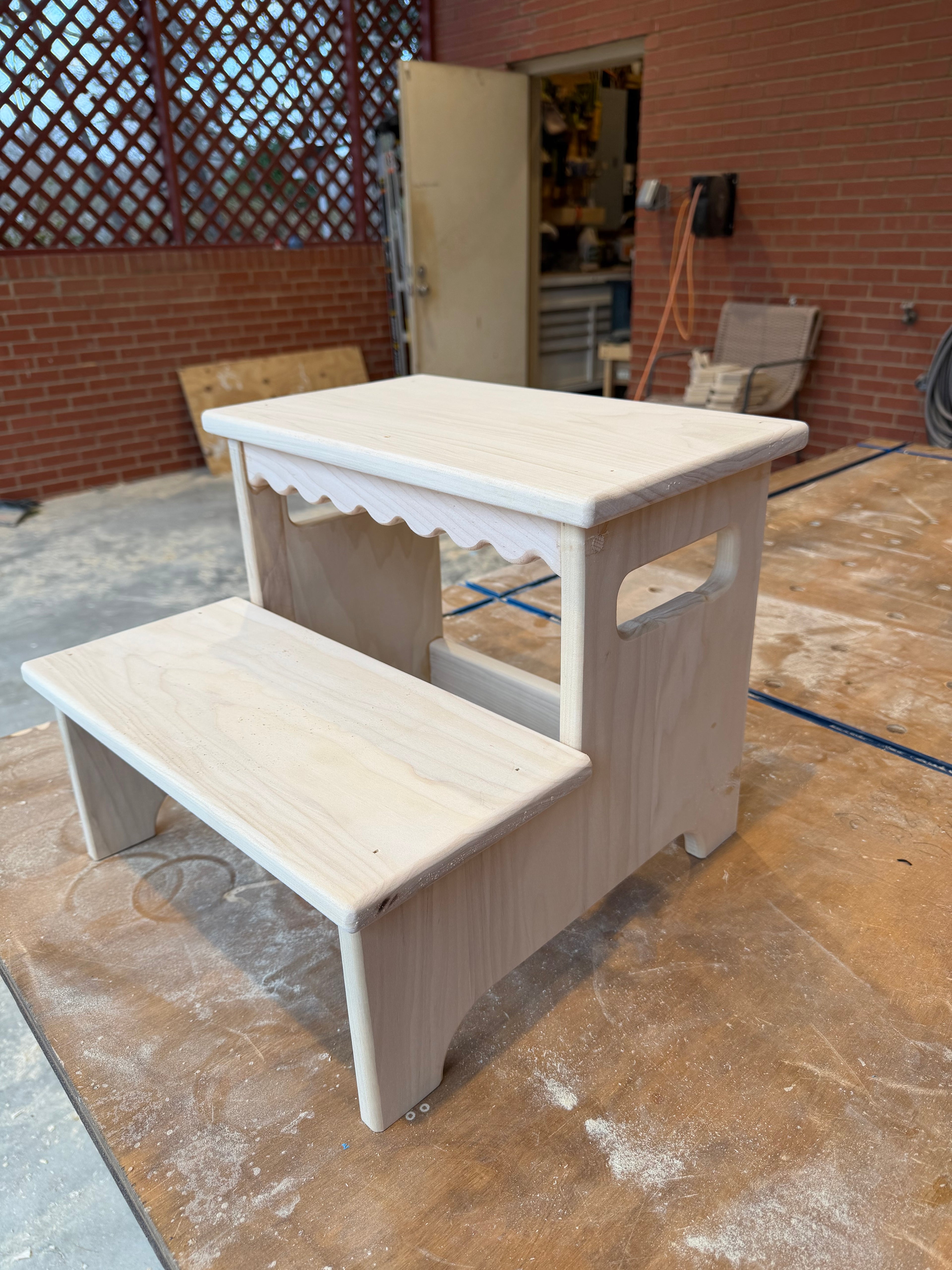 Hand Crafted Kids Step Stool