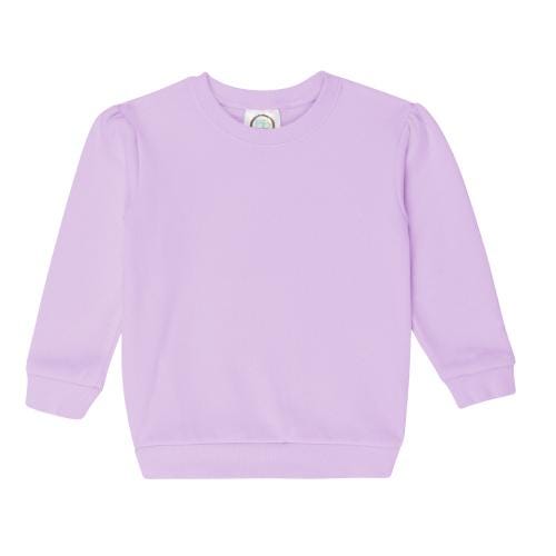 Girl's Puff Sleeve Sweatshirt