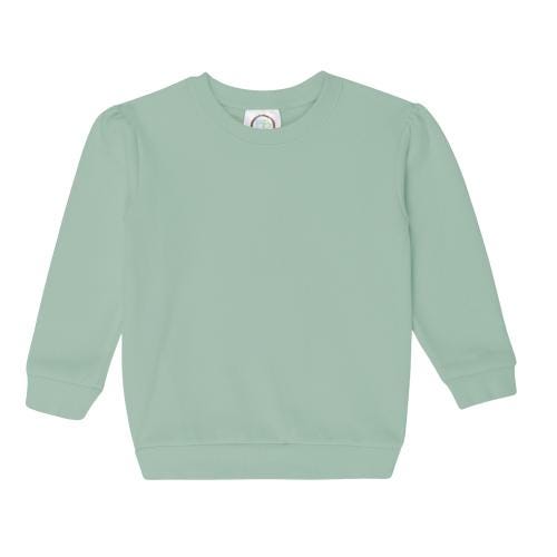 Girl's Puff Sleeve Sweatshirt
