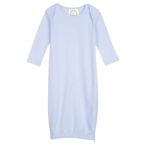 Long Sleeve Infant Gown with Hidden Zipper