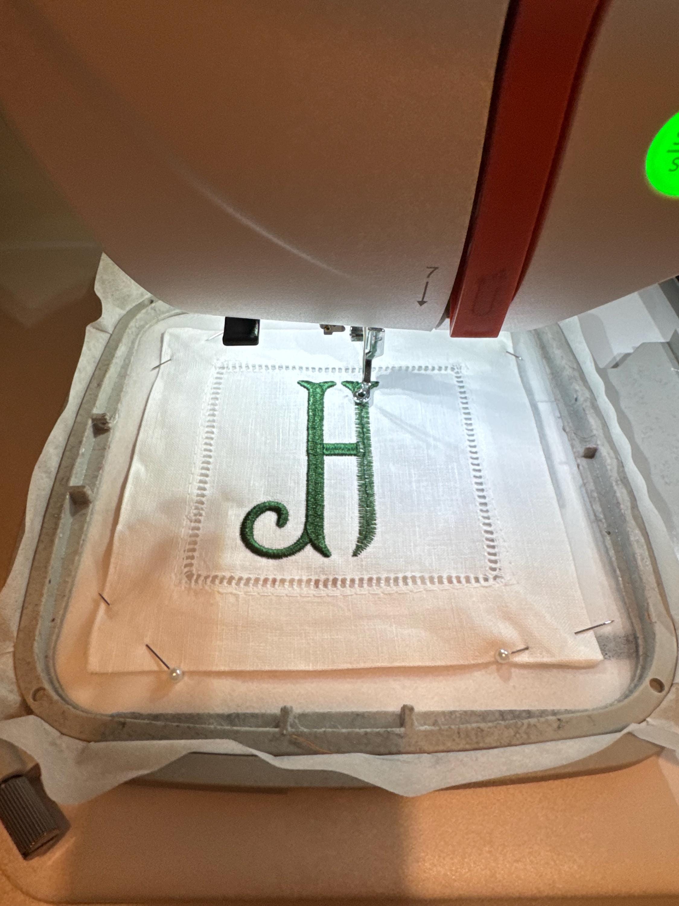 Monogram Linen Cocktail Napkins